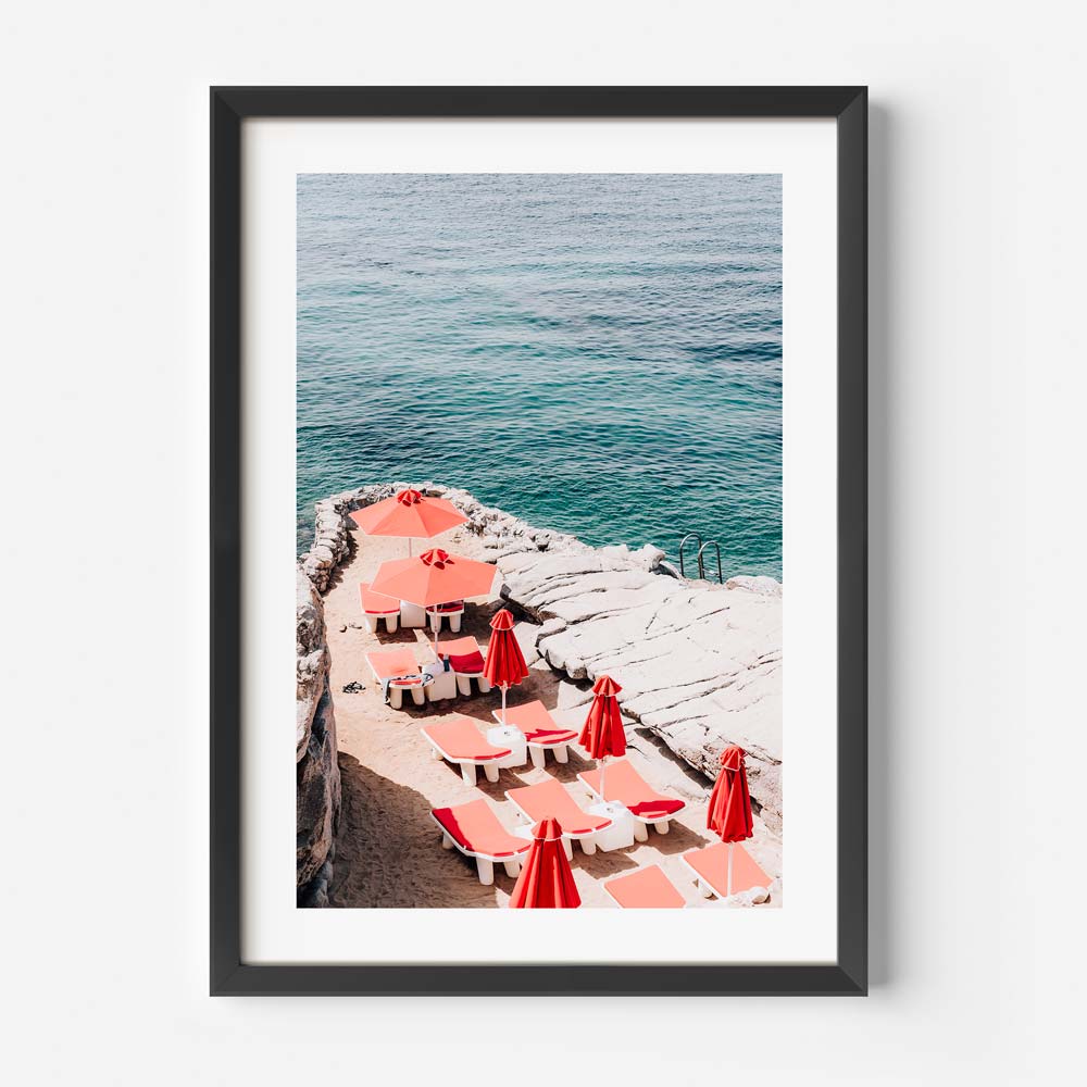 Platys Gialos II Mykonos Art Print
