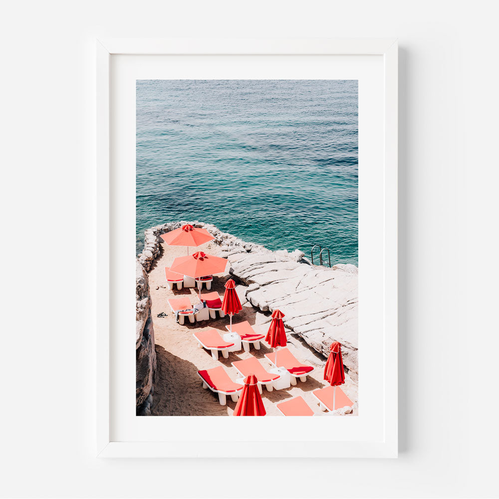 Platys Gialos II Mykonos Art Print