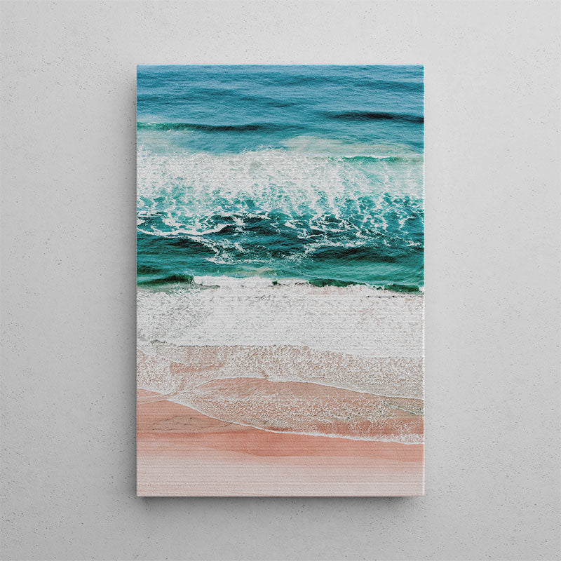 Seafoam Serenity Canvas Art