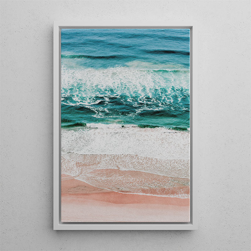 Seafoam Serenity Canvas Art