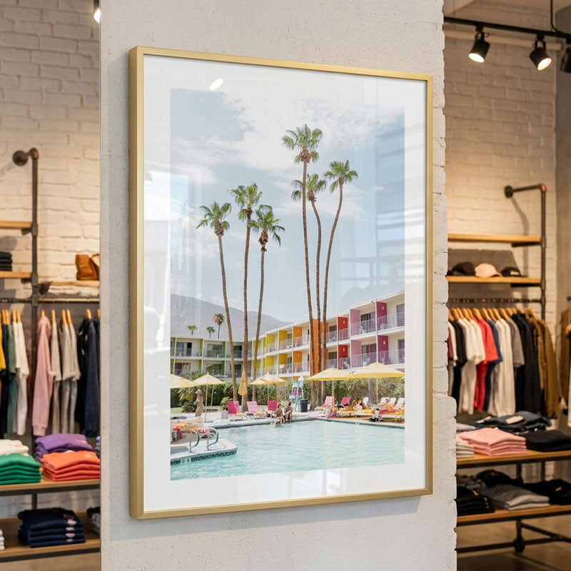 Saguaro Hotel PS Art Print