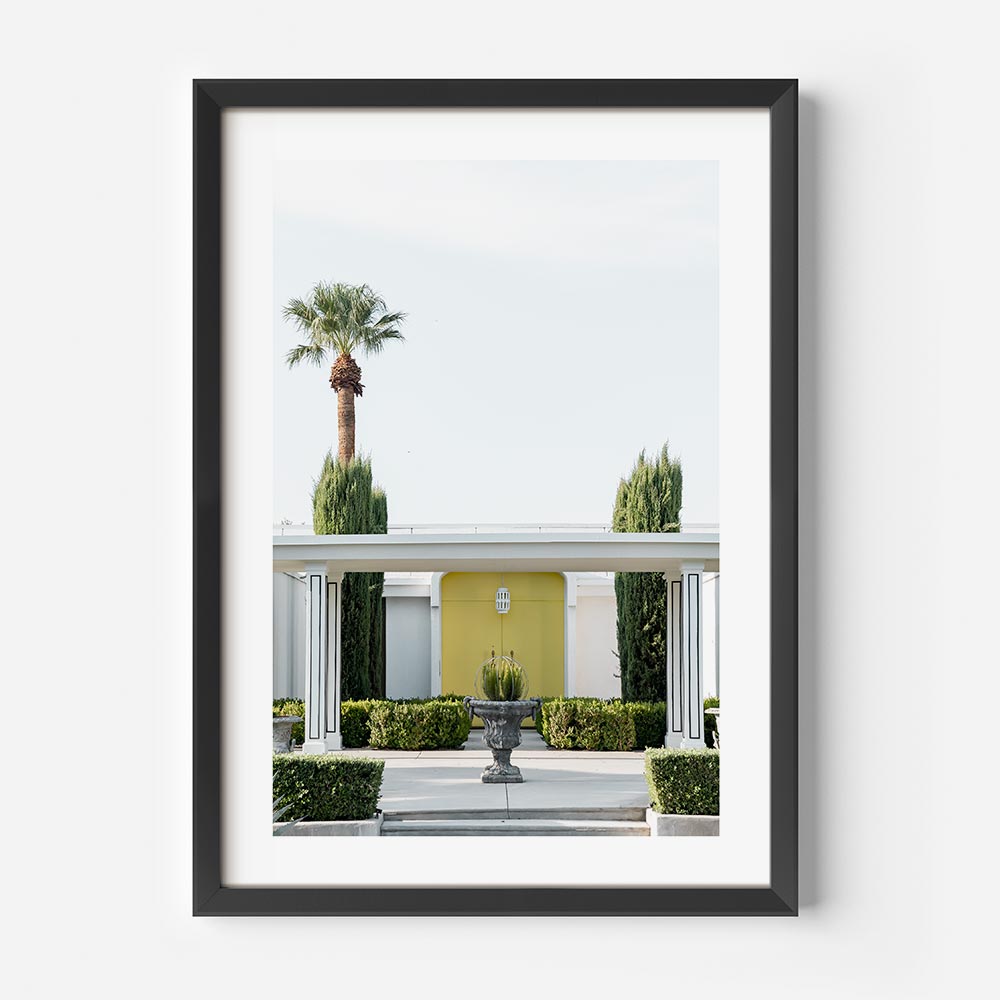 Yellow Door Summer Palm Springs Art Print