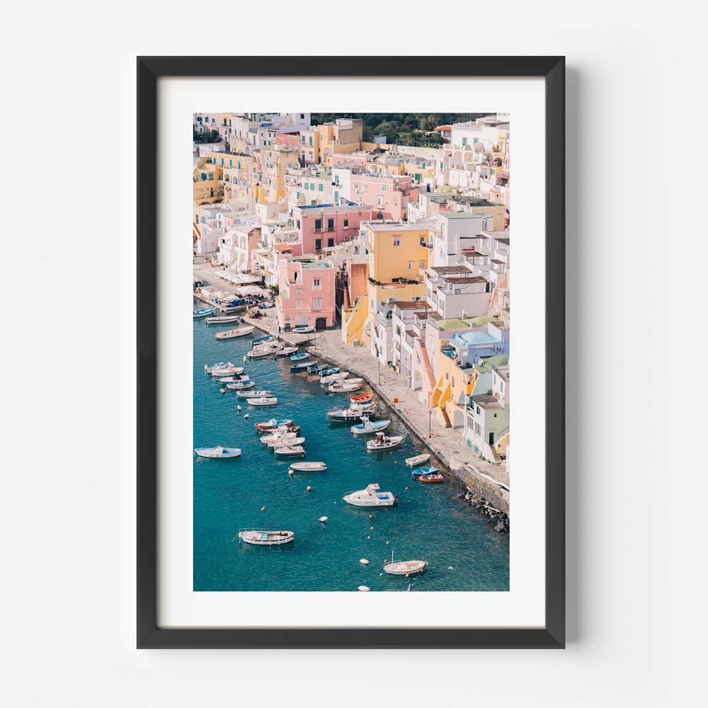 Pastel Procida Art Print