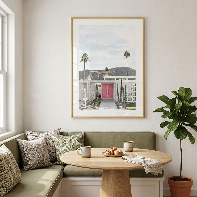 Pink Door Palm Springs Art Print