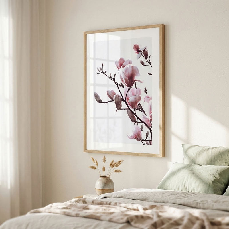 Pink Magnolia Art Print