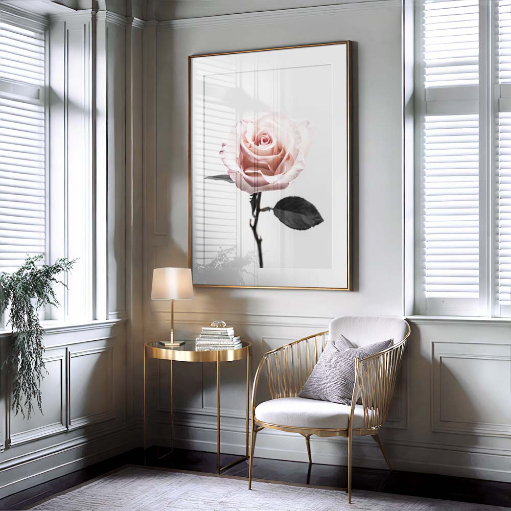 Pink Rose Art Print