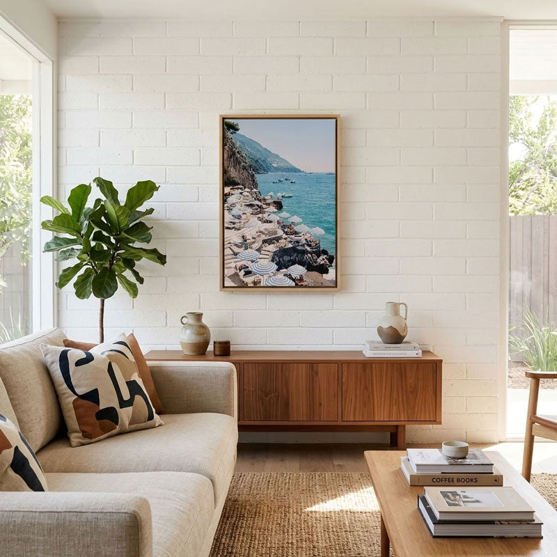 Summer On The Rock Canvas Art