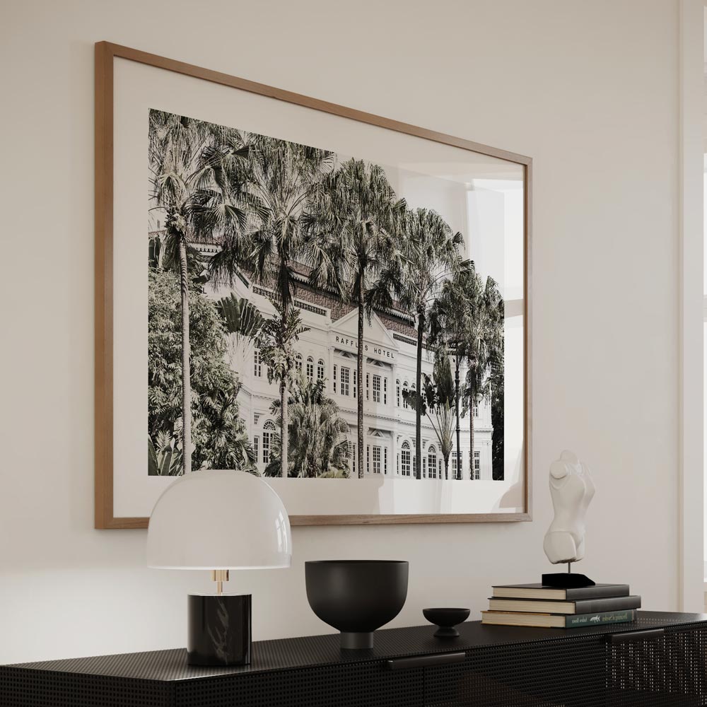 Raffles Hotel SG Art Print