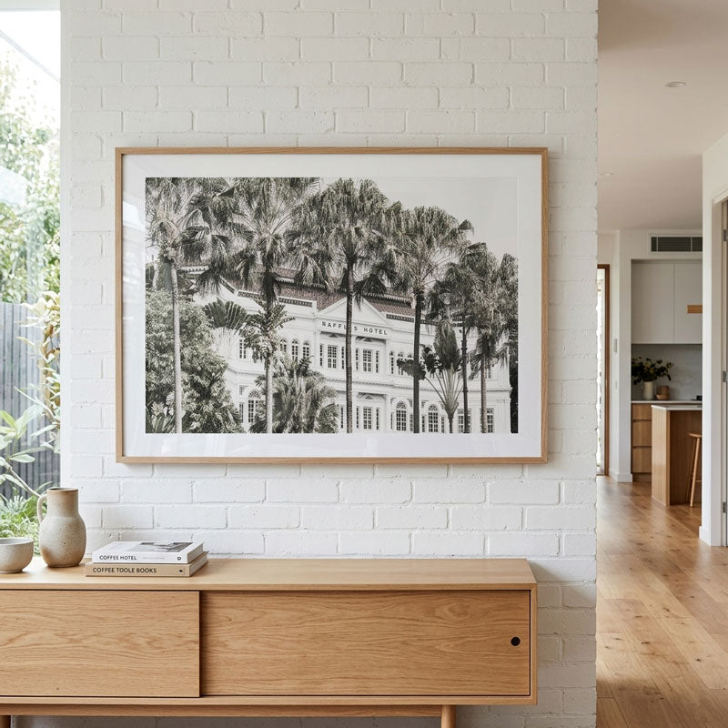 Raffles Hotel SG Art Print