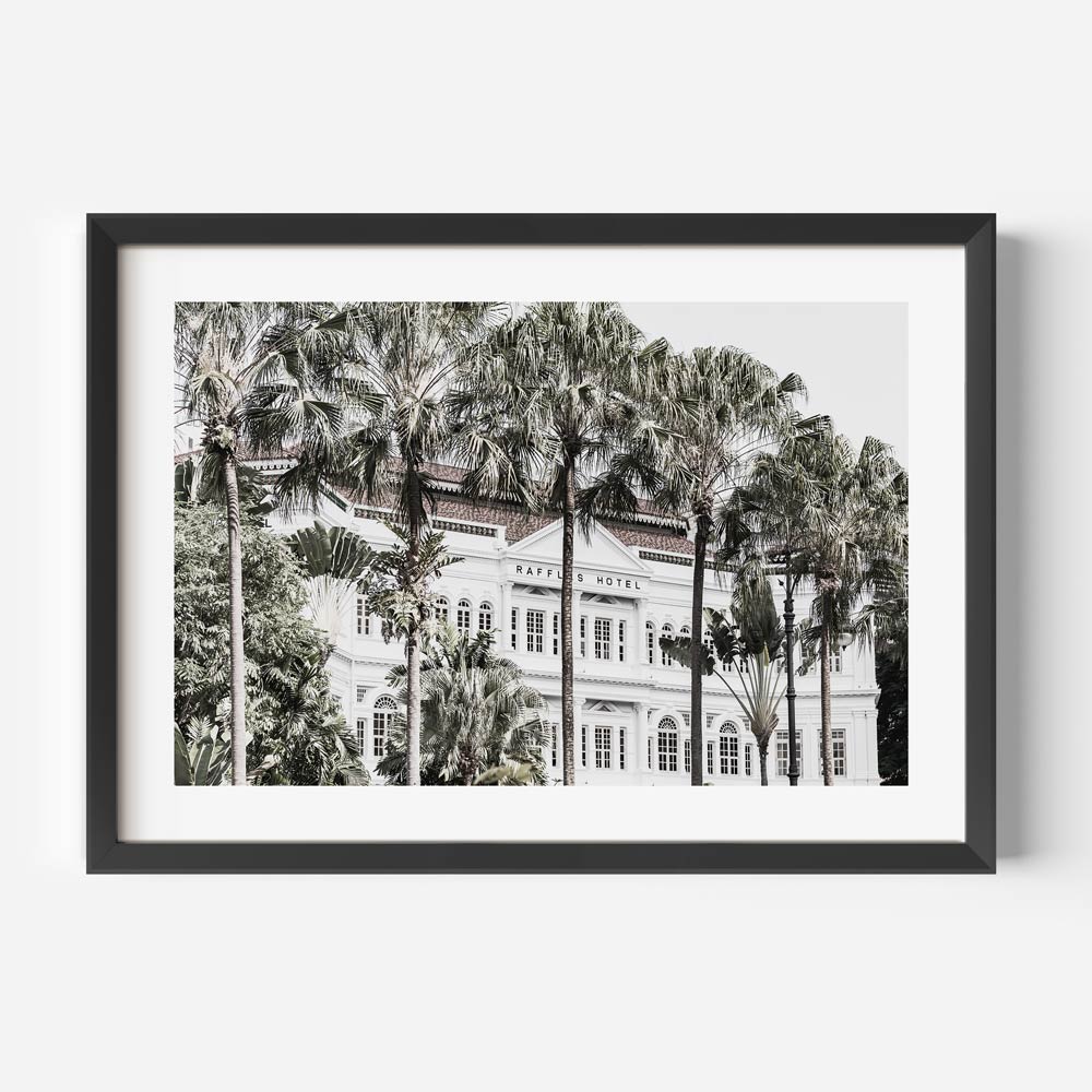 Raffles Hotel SG Art Print
