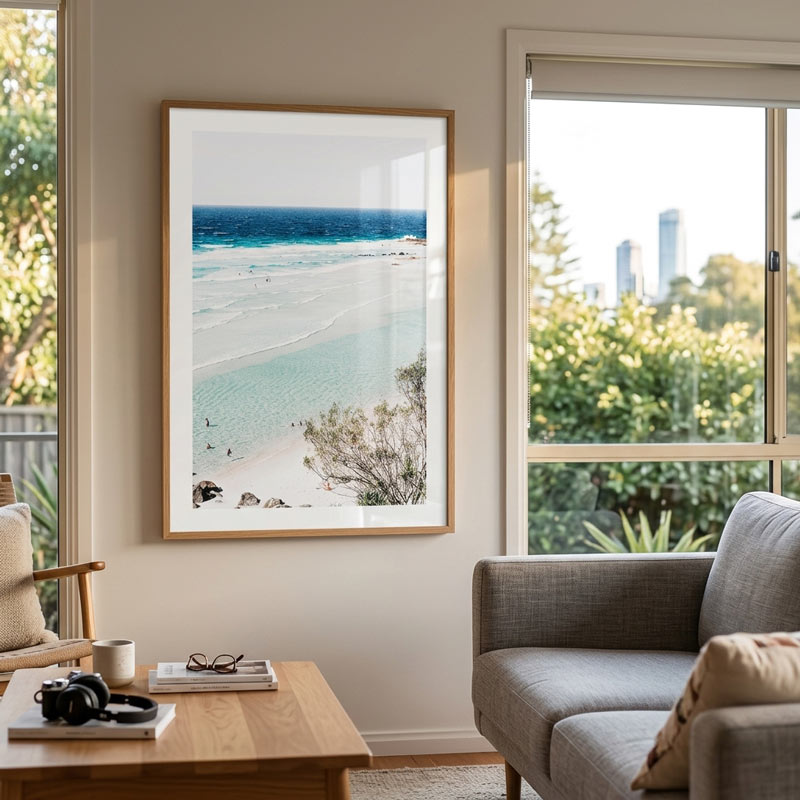 Rainbow Bay II Art Print