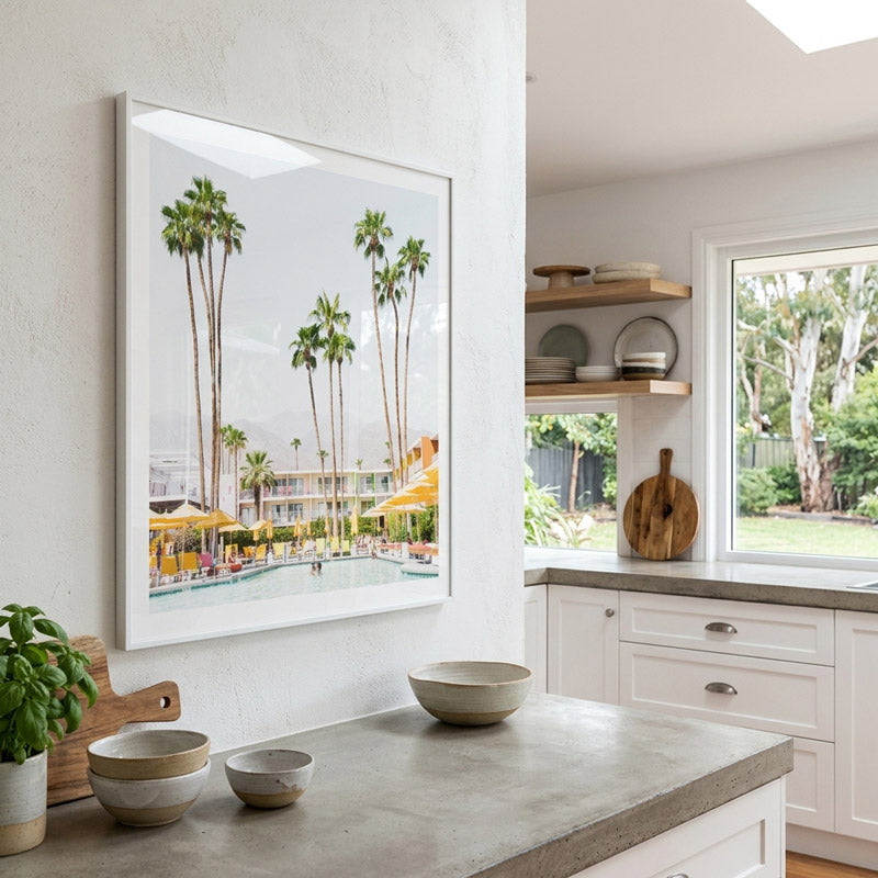 Palm Springs SQ Art Print