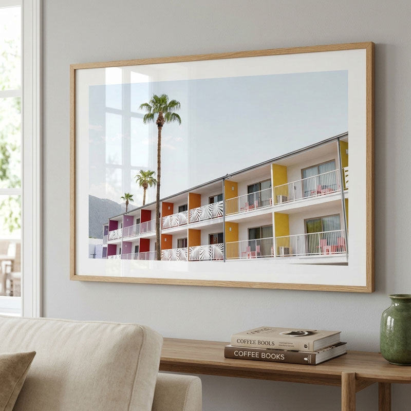 PS Saguaro Hotel Art Print