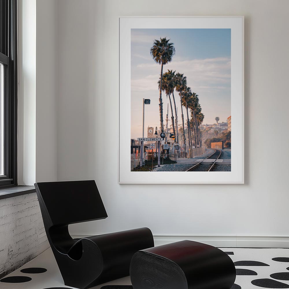 San Clemente Track Print