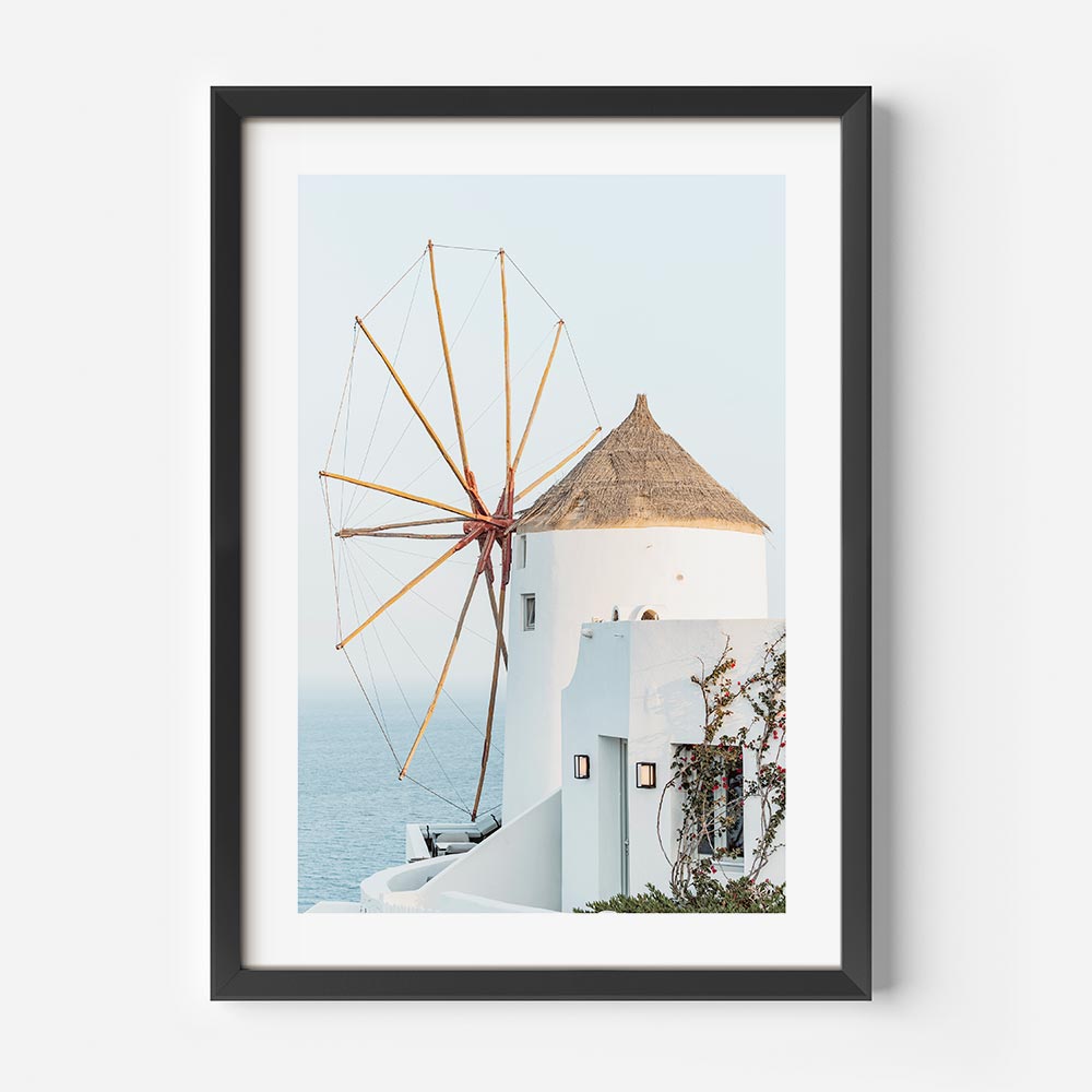 Santorini Morning Art Print