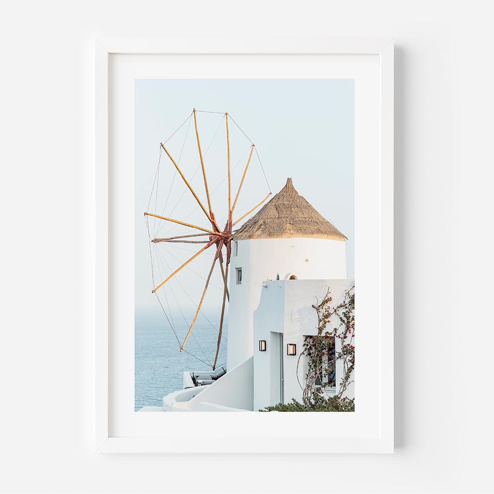 Santorini Morning Art Print