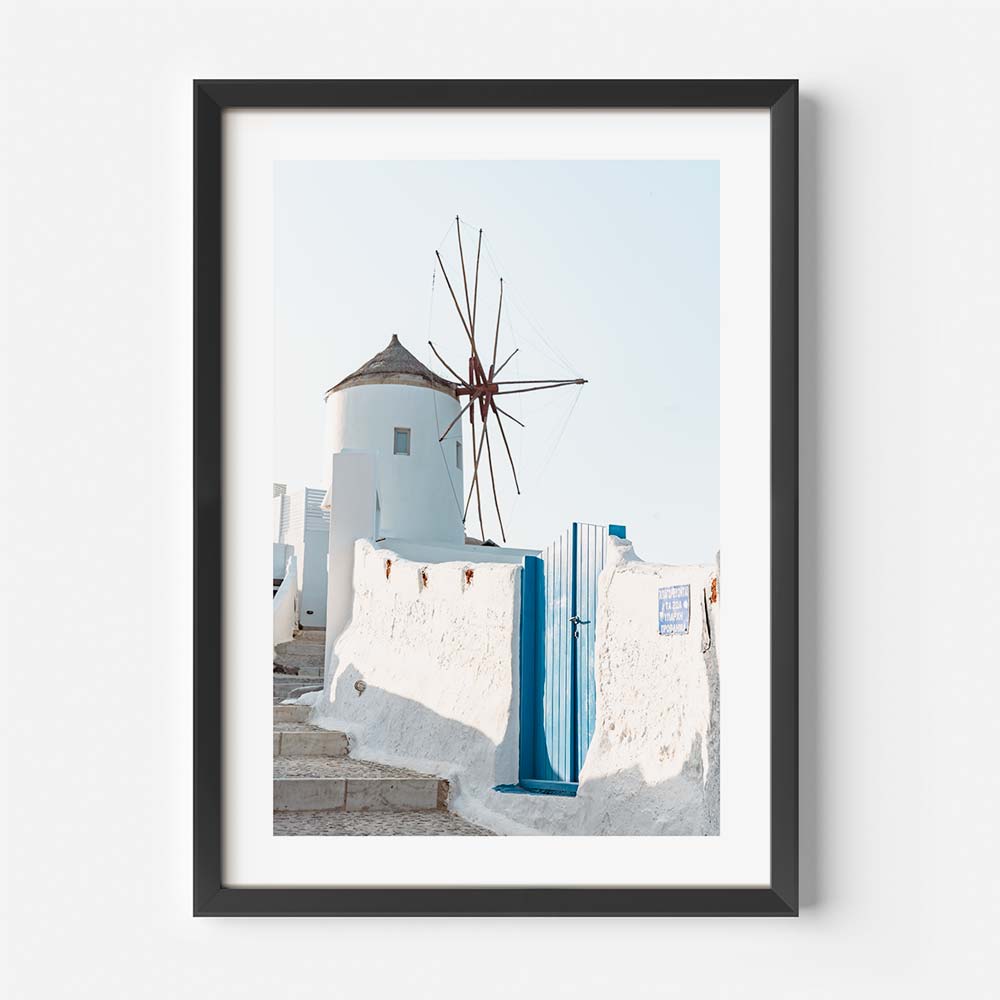 Santorini Awake Art Print