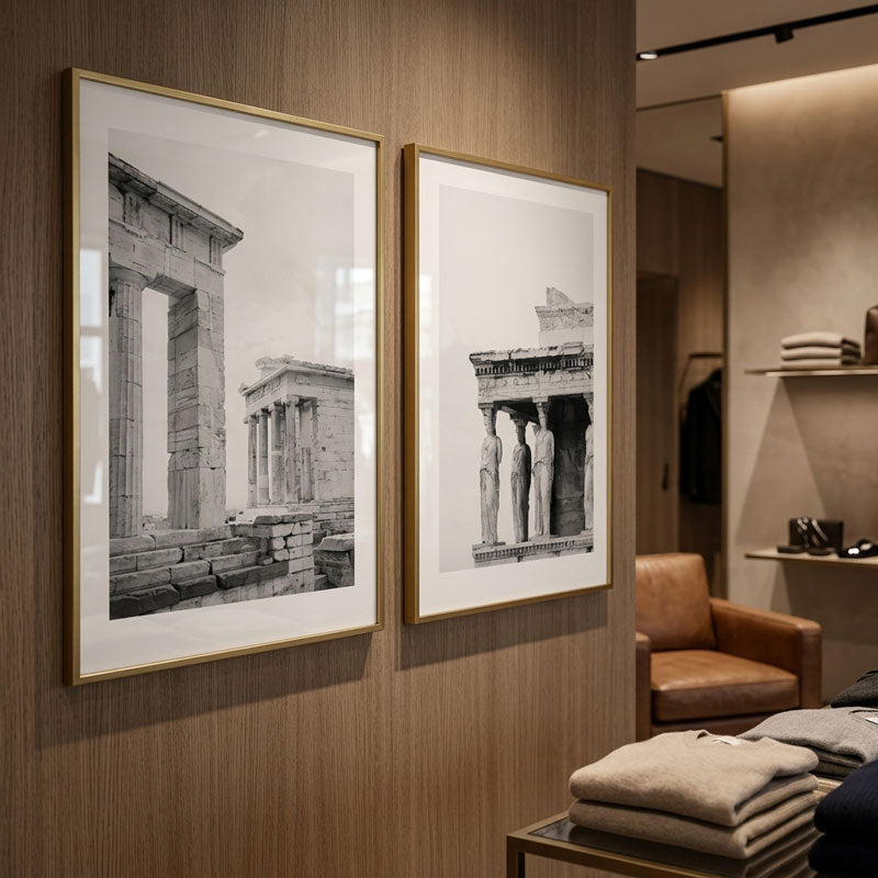 Set of 2 Art Prints - THE RECEPTION ACROPOLIS & MARBLE SHADOWS ACROPOLIS