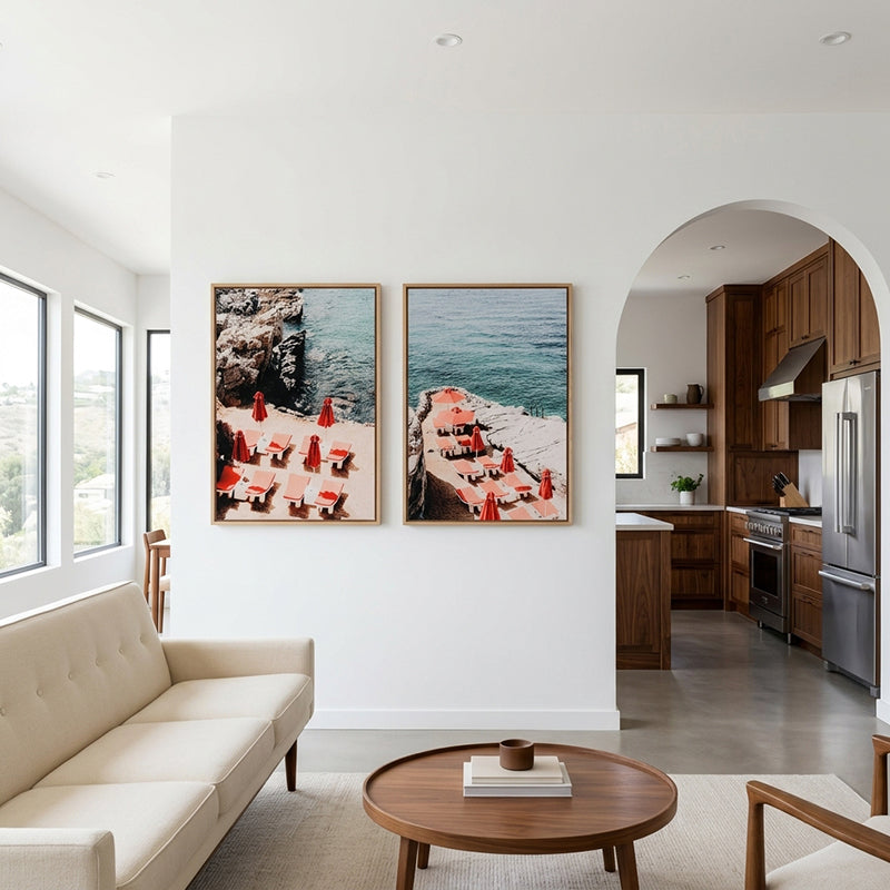 Set of 2 Art Prints - Platys Gialos I & II Prints