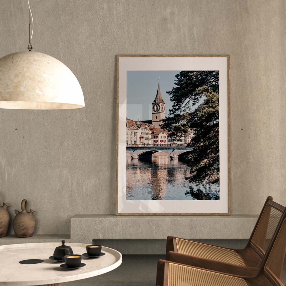 Meet Me At St. Peter Zurich Art Print