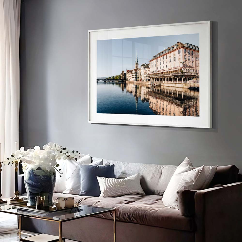 Storchen Zürich Art Print