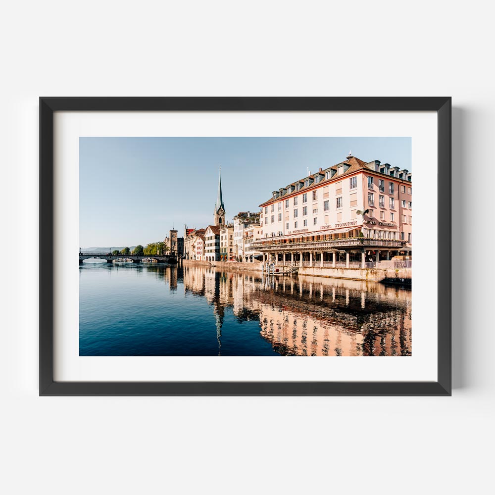 Storchen Zürich Art Print