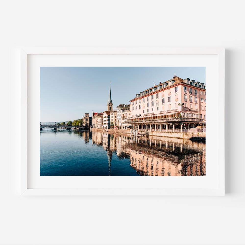 Storchen Zürich Art Print