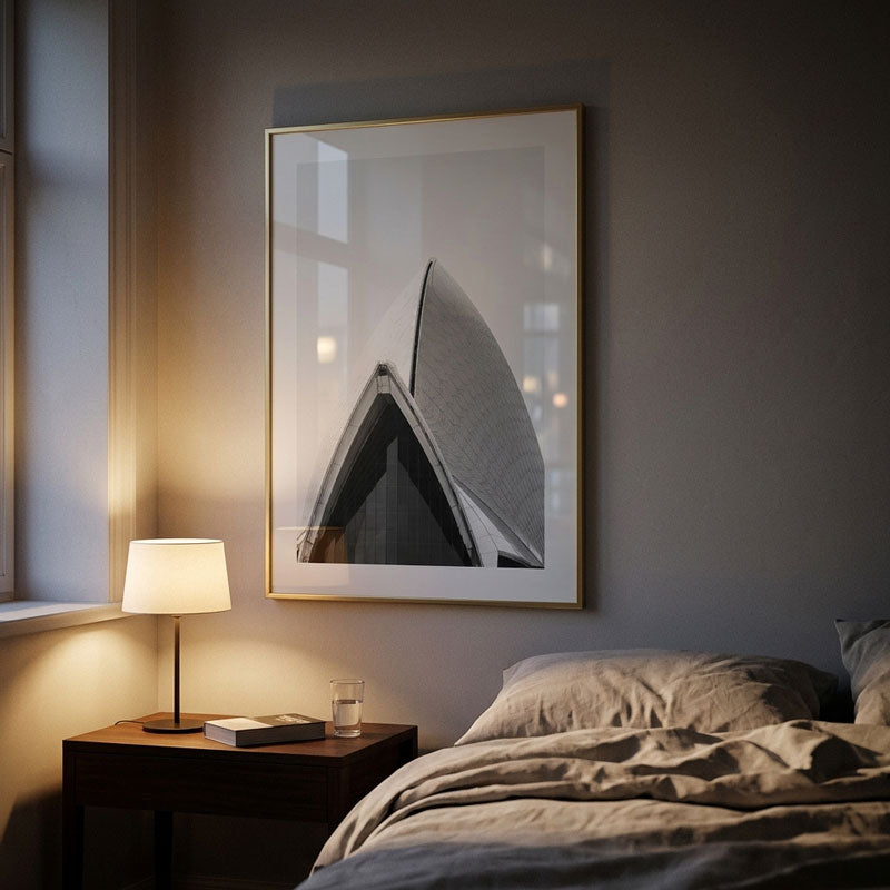 BW Iconic Sydney Opera House Art Print