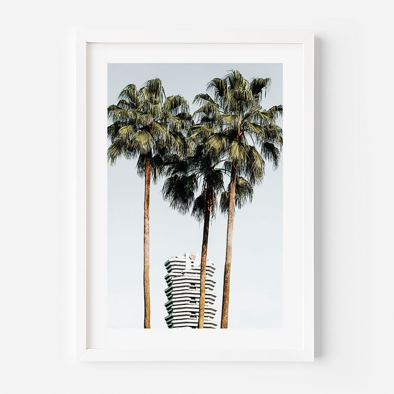 The Concourse Palms Art Print