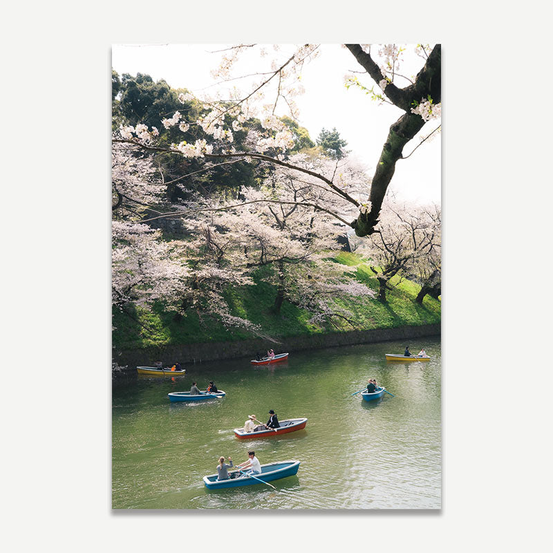 Chidorigafuchi Moat Art Print