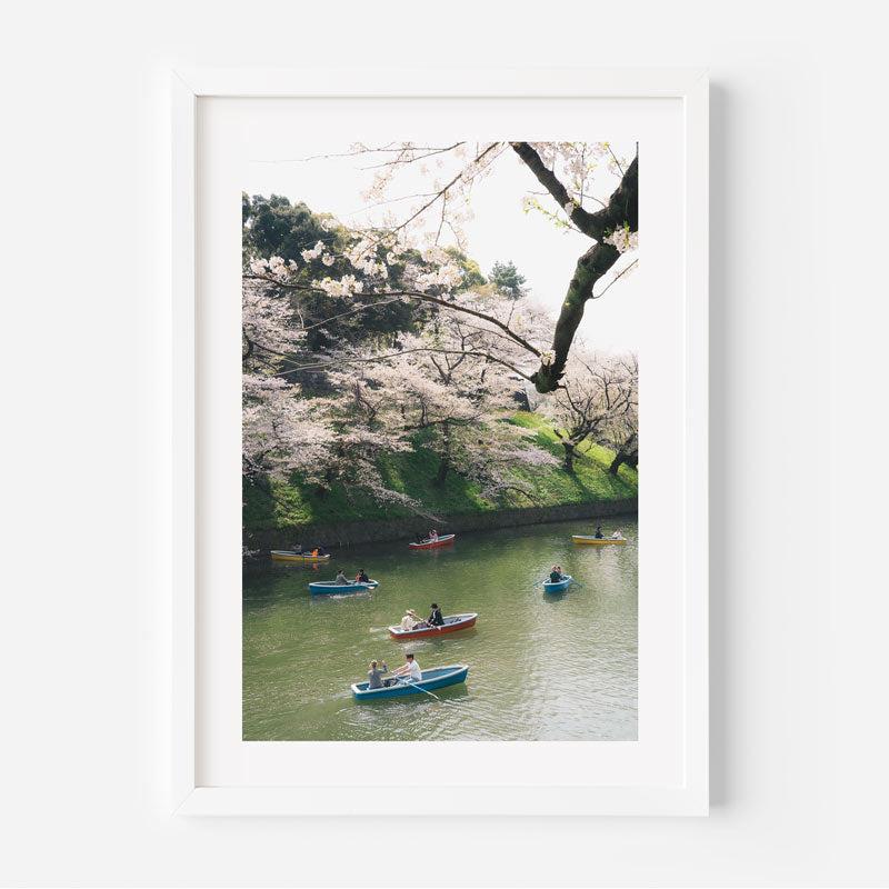 Chidorigafuchi Moat Art Print