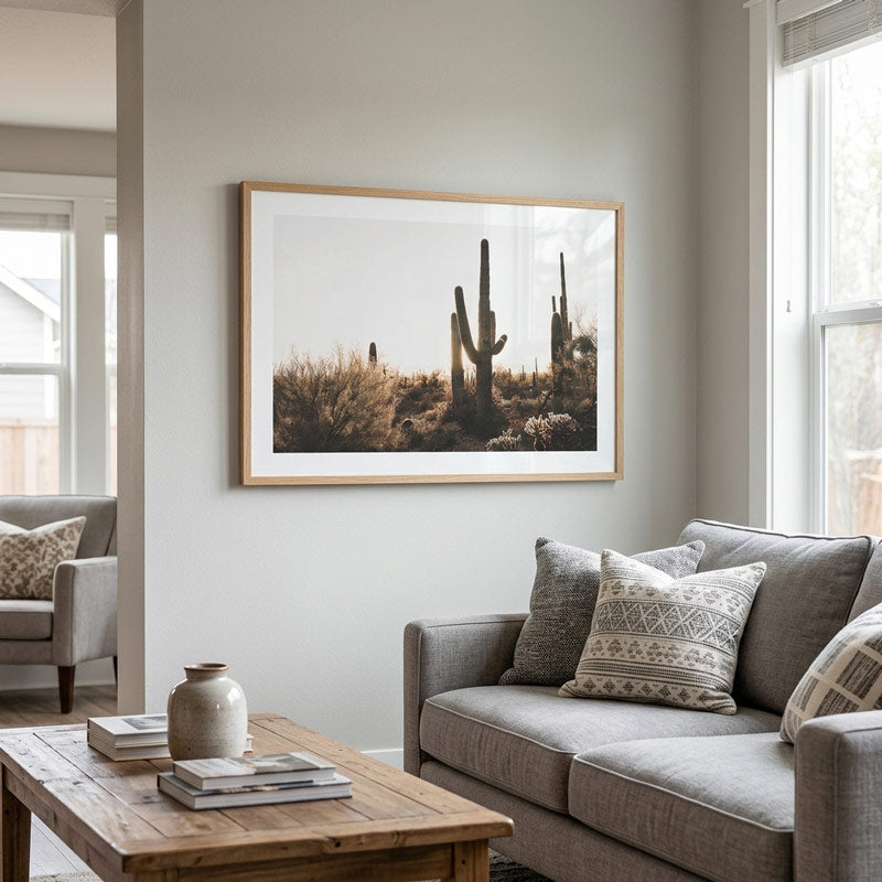 Tucson Sunset Spines Art Print
