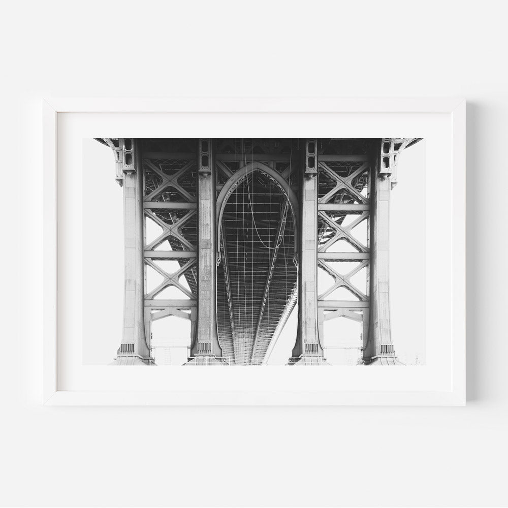 Under Manhattan Bridge Art Print