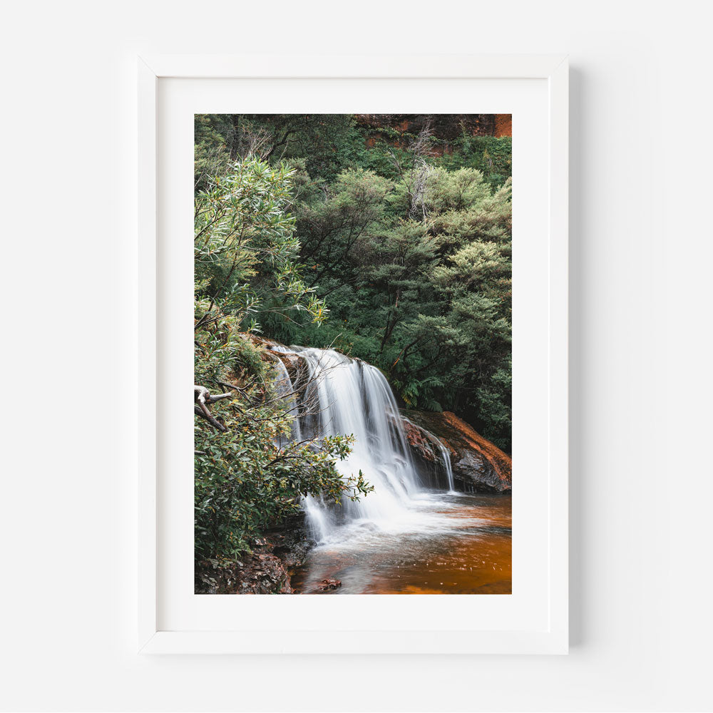 Stunning wall art of Upper Falls, Blue Mountains, Australia, by Oblongshop.