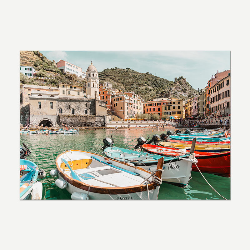 Vernazza Italian Town Art Print