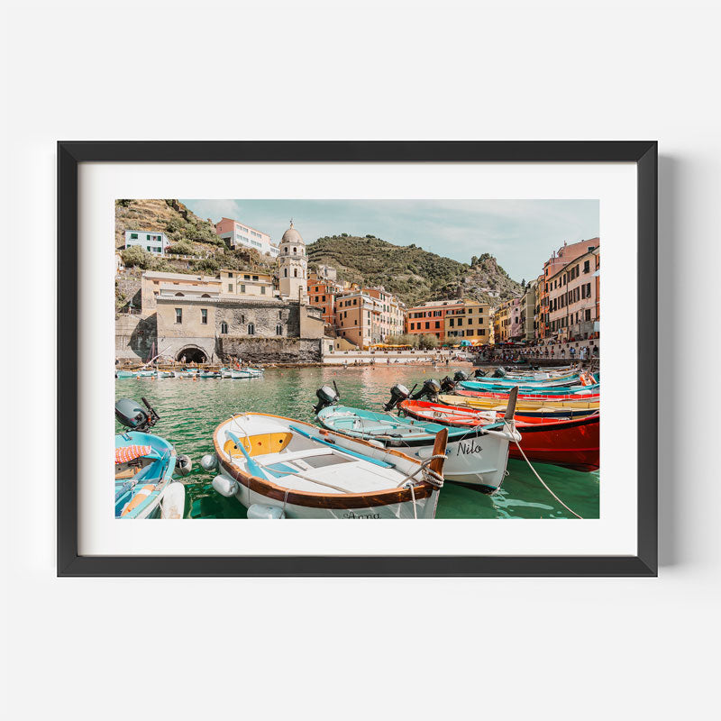 Vernazza Italian Town Art Print