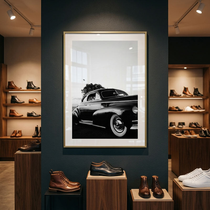Sexy Retro Car Art Print