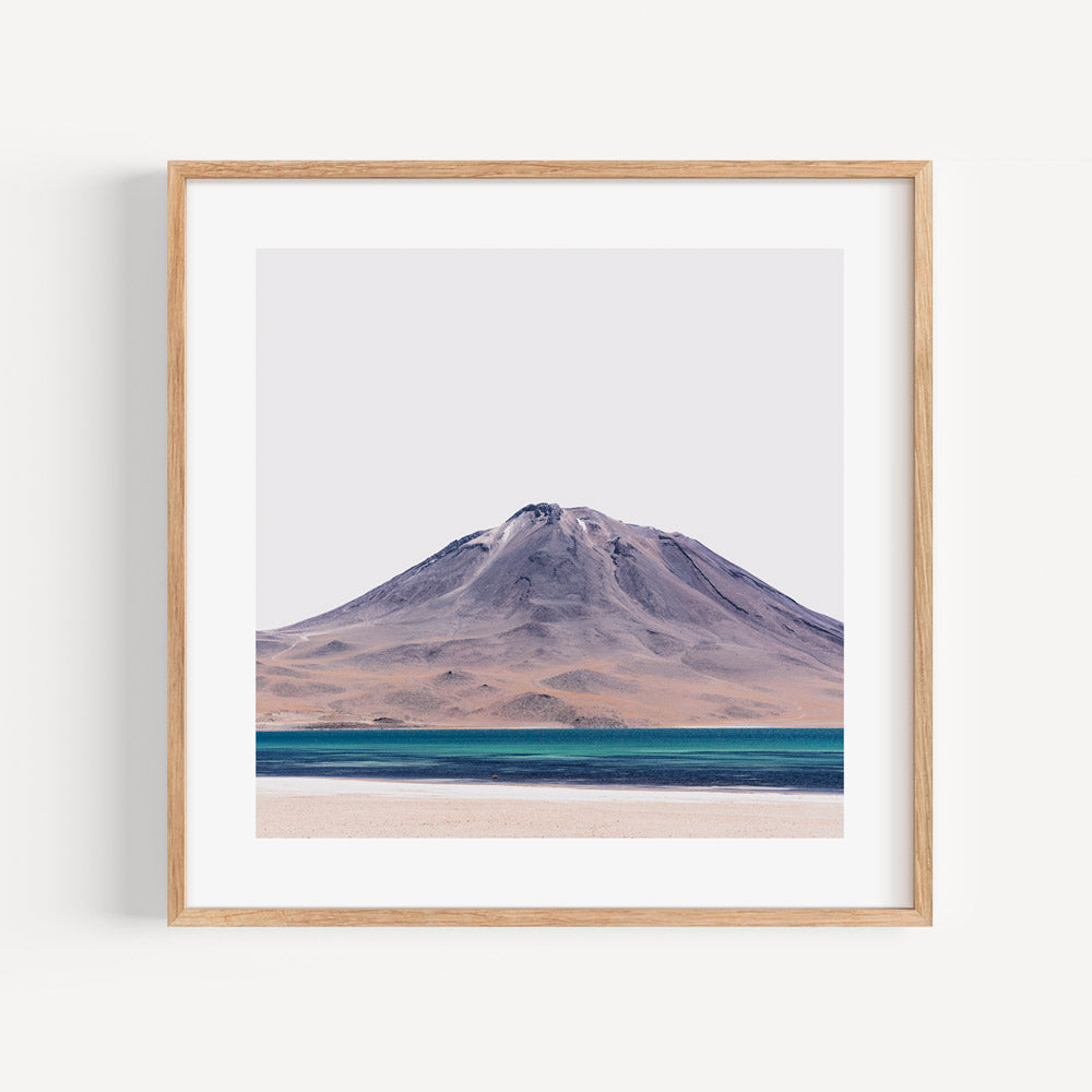 Transport yourself to tranquility with the allure of Volcán Azul - Captured in Real Photography, perfect for Home Decor.