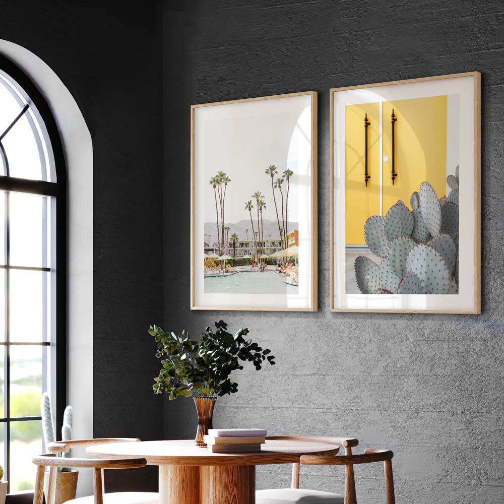 Gold Door Cactus Art Print