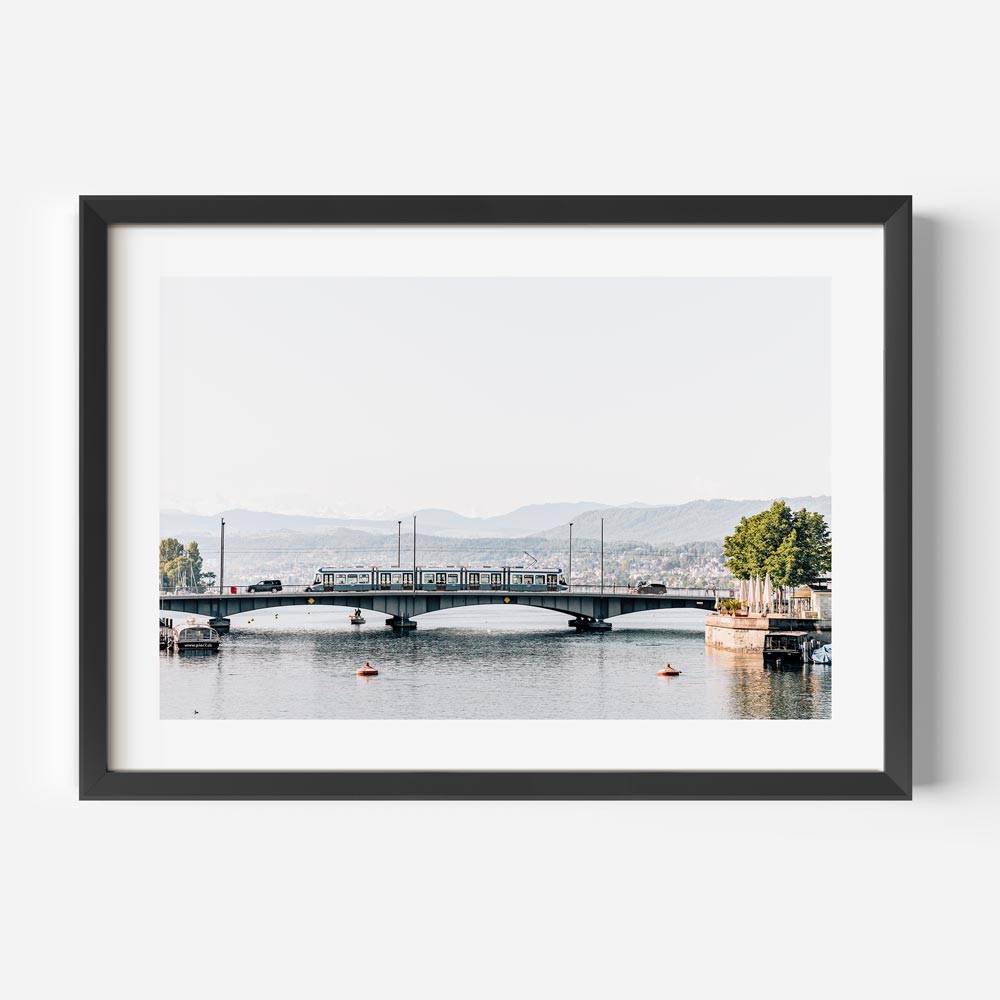 Zürich Raillinks Art Print