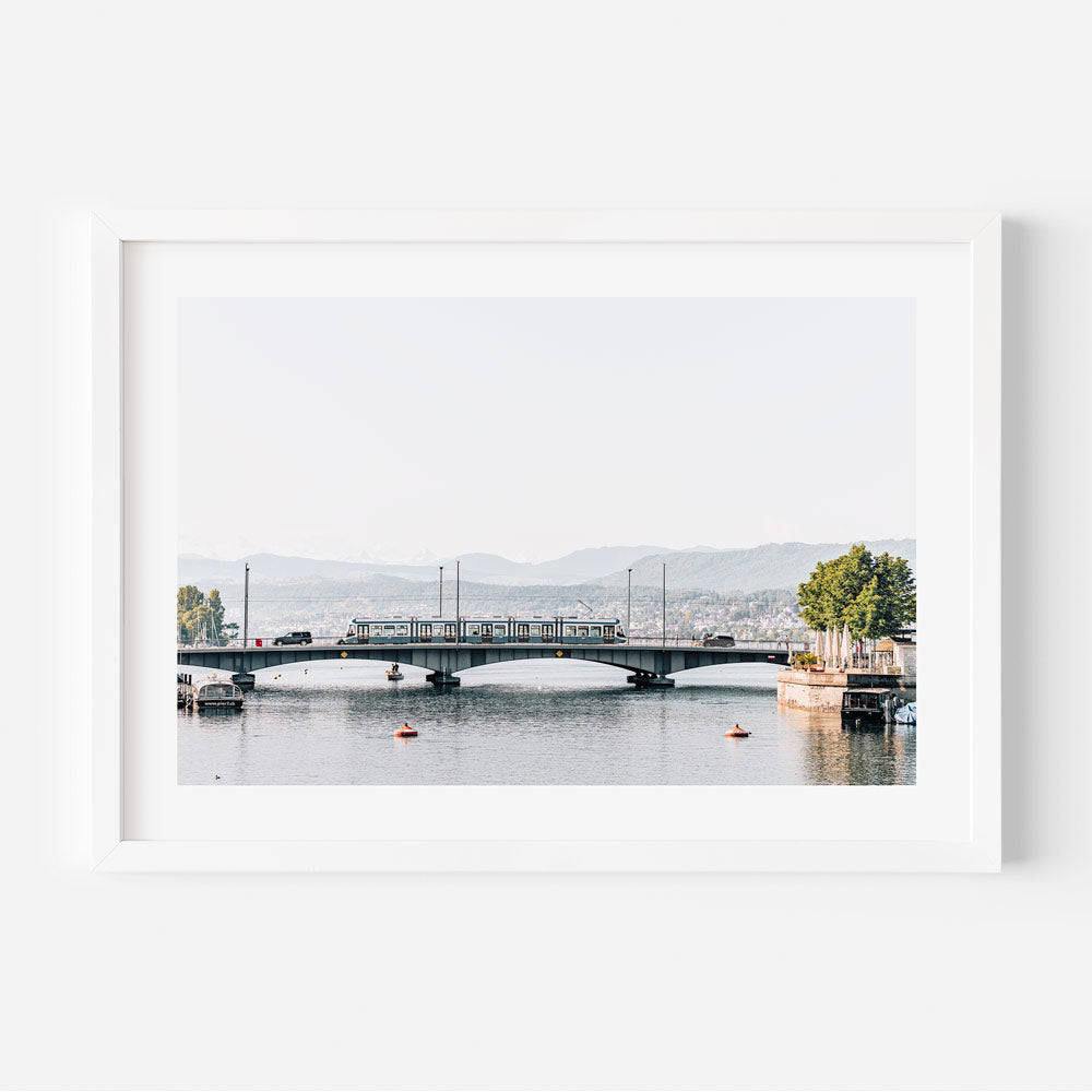 Zürich Raillinks Art Print