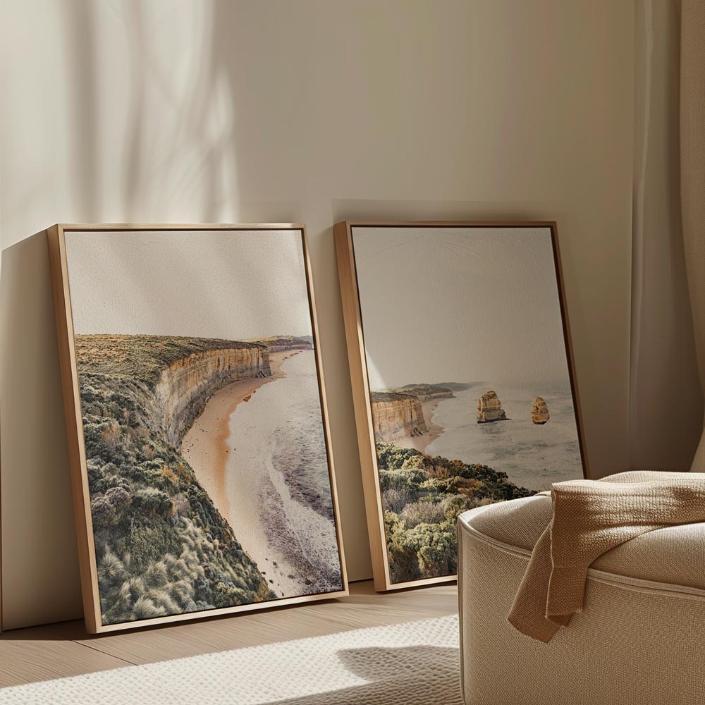 Set of 2 Art Prints - Southern Ocean & Victorian Coast Prints