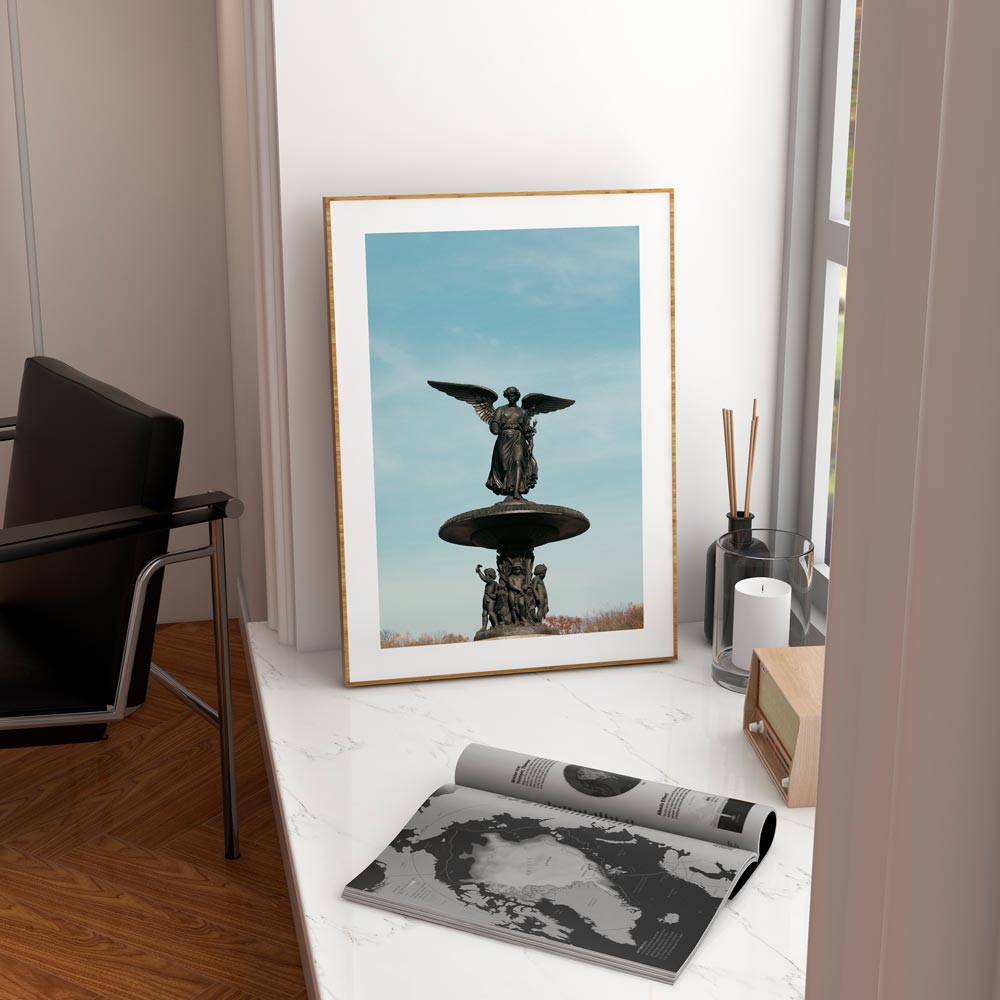 Bethesda Fountain Central Park Art Print