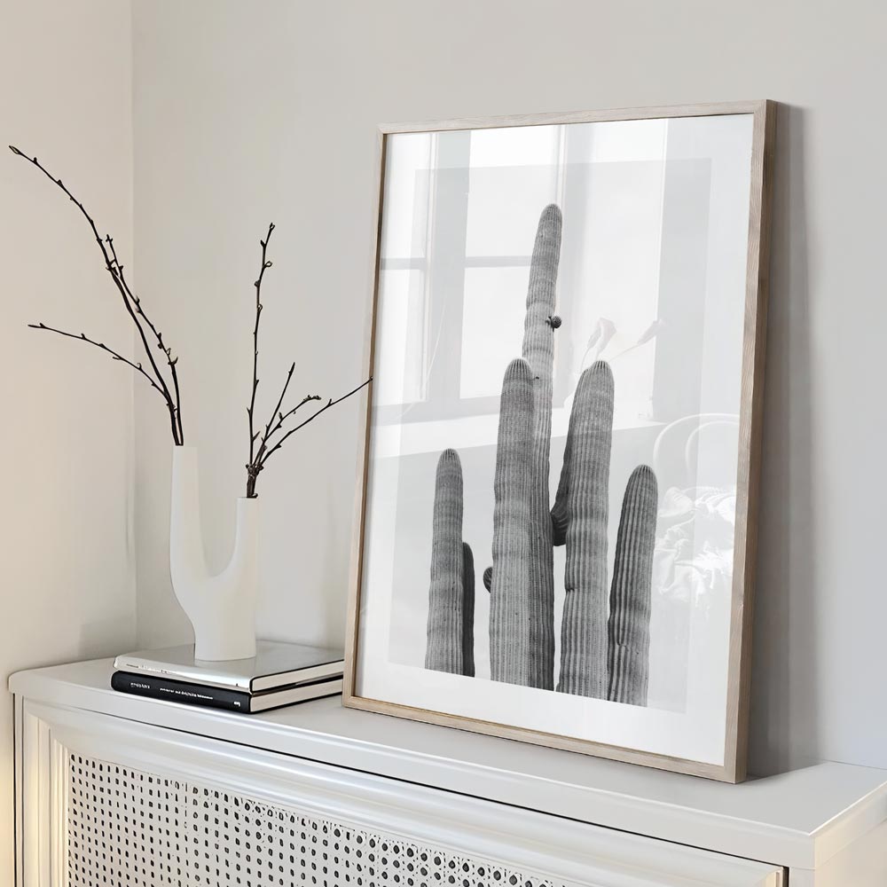 BW Tucson Saguaro III Art Print