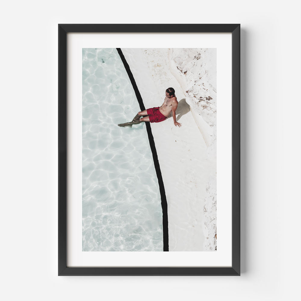 Poolside II Art Print