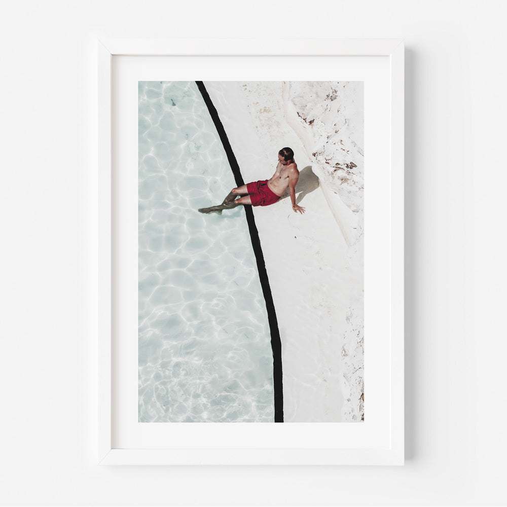 Poolside II Art Print