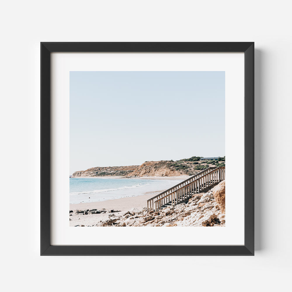 Port Willunga Stairway Art Print
