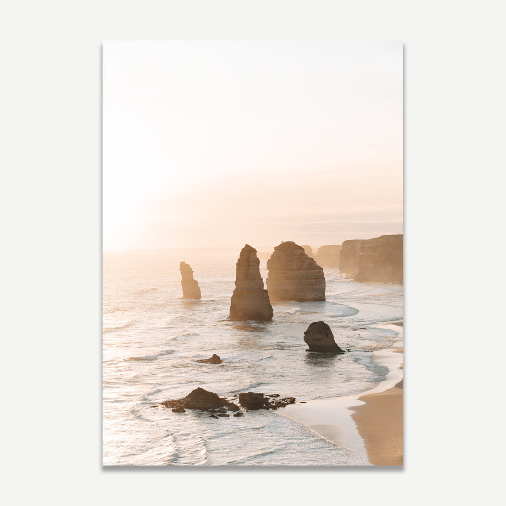 Twelve Apostles at sunset on the Great Ocean Road – perfect coastal wall art photography for home decor.