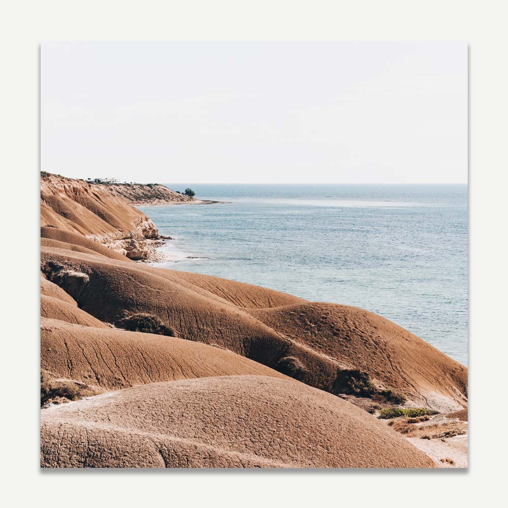 Chocolate Hills Port Willunga SQ Art Print