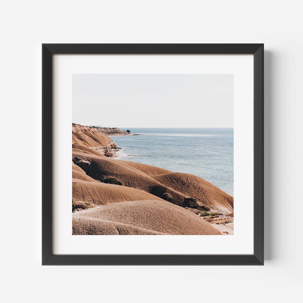 Chocolate Hills Port Willunga SQ Art Print
